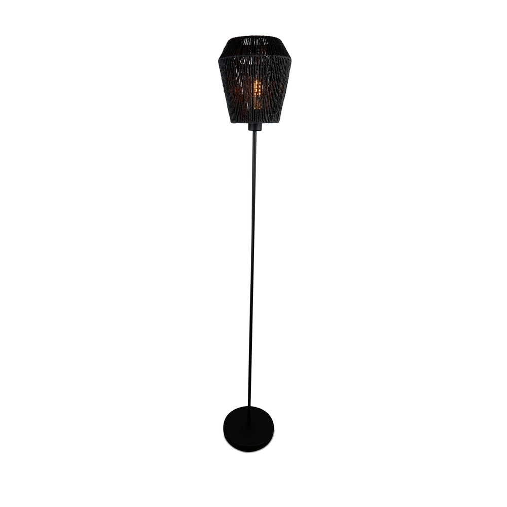 Rope Floor Lamp Persley Ø 22cm - black