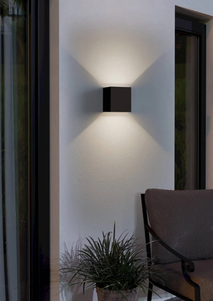 Wall spotlight Calpino 3 black 10x10x10cm Eglo 9008606297665