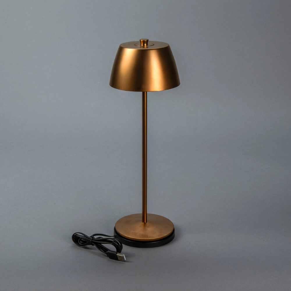 Rechargeable table lamp Eze copper KonstSmide 7318308409016