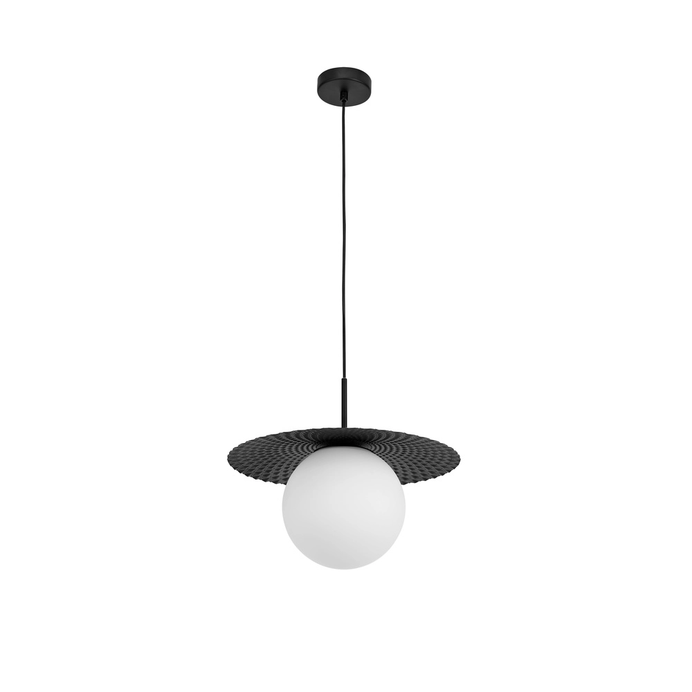 Pendant lamp Obbit black Ø 38cm Lyora 5212017427731