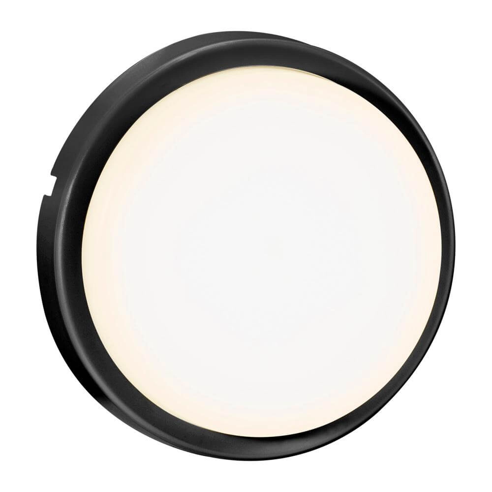 Black wall lamp Cuba Outdoor round Ø 17.5cm Nordlux 5704924004711