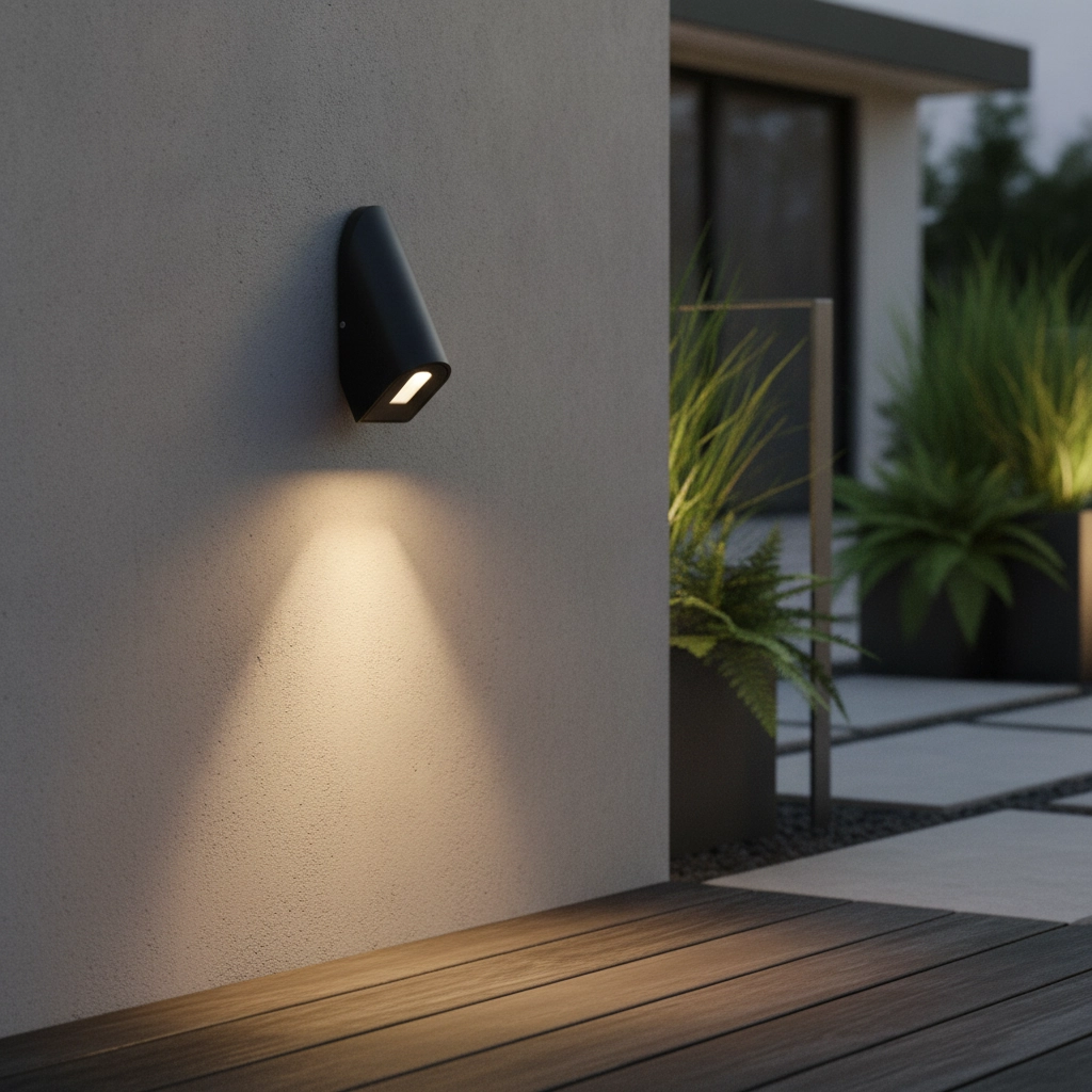 Sleek wall lamp Soren black