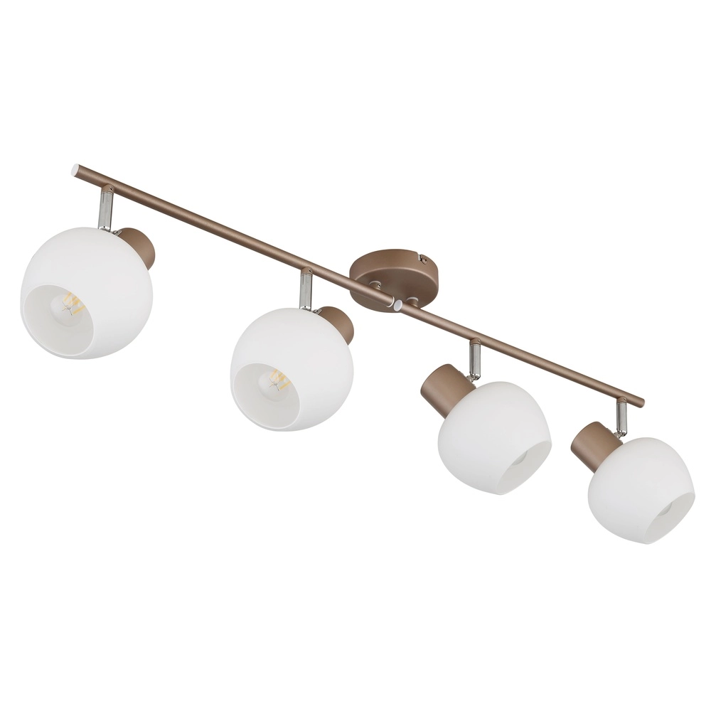 Ceiling lamp Eileen 4-light coffee brown Globo 9007371580576