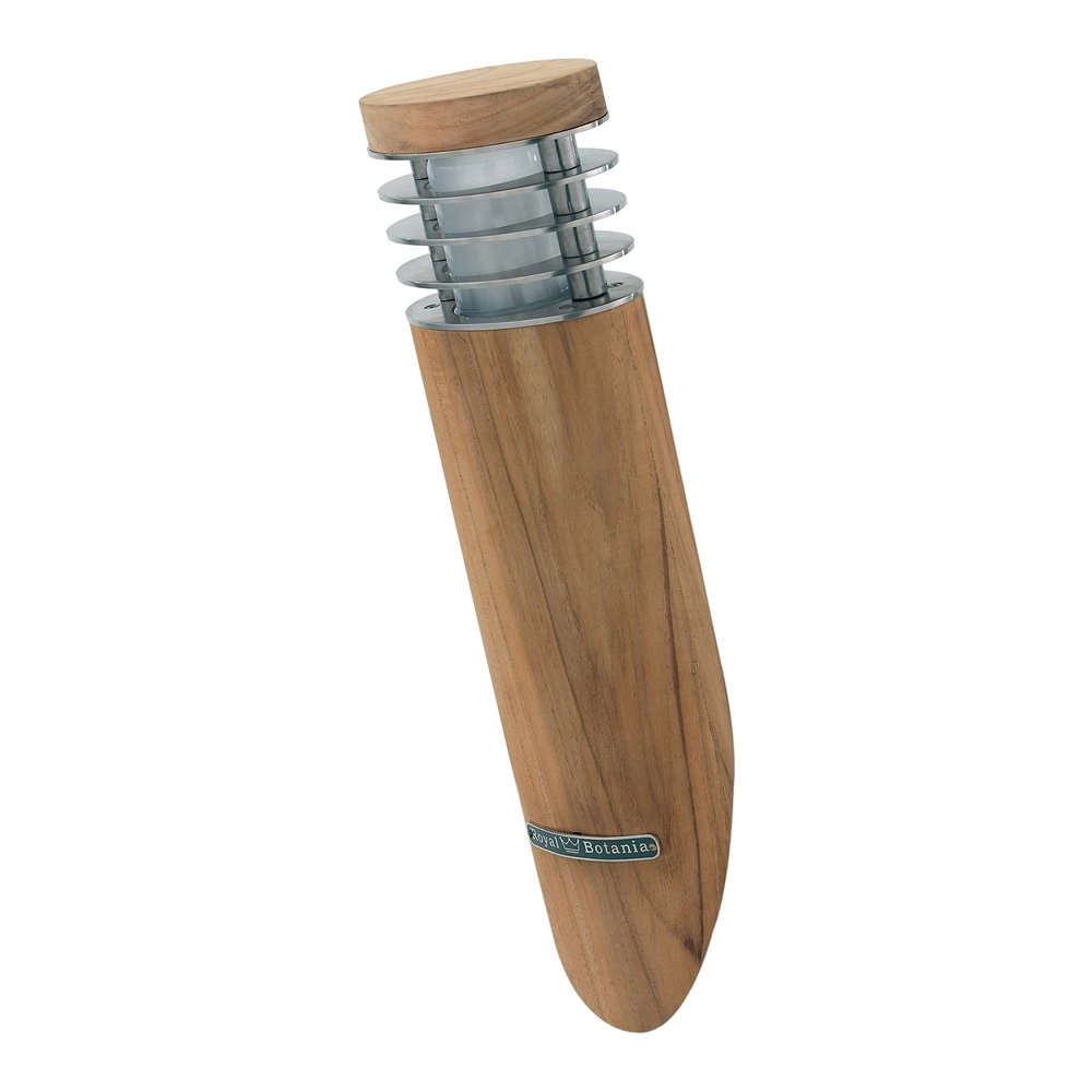 Wooden outdoor lamp Ellips Teak 42cm