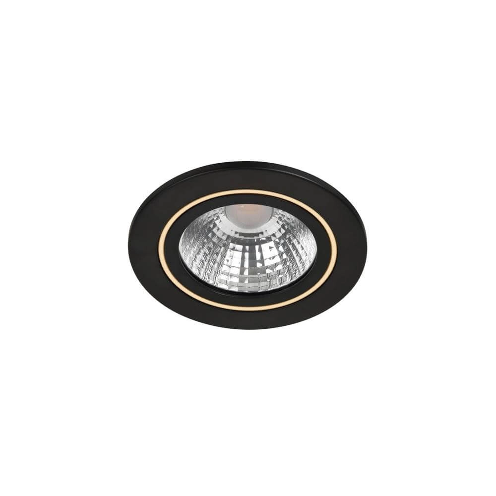 Round recessed spotlight Alec black Nordlux 5704924006968
