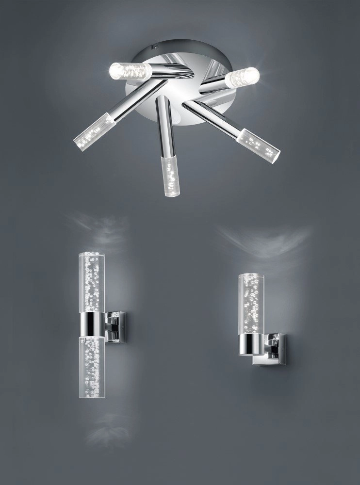 LED bathroom lamp Series 2824 1-light chrome Trio 4017807280821