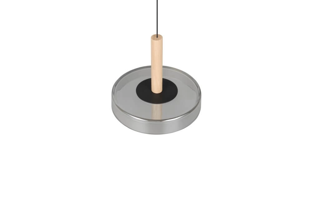 Led pendant light Celeste Ø 22cm - smoke glass Trio 4017807616880