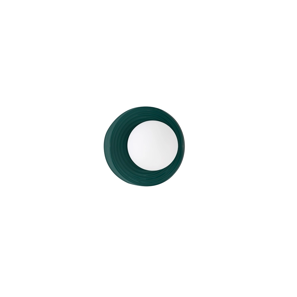 Wall lamp Orbique green Ø 16cm Lyora 5212017483928