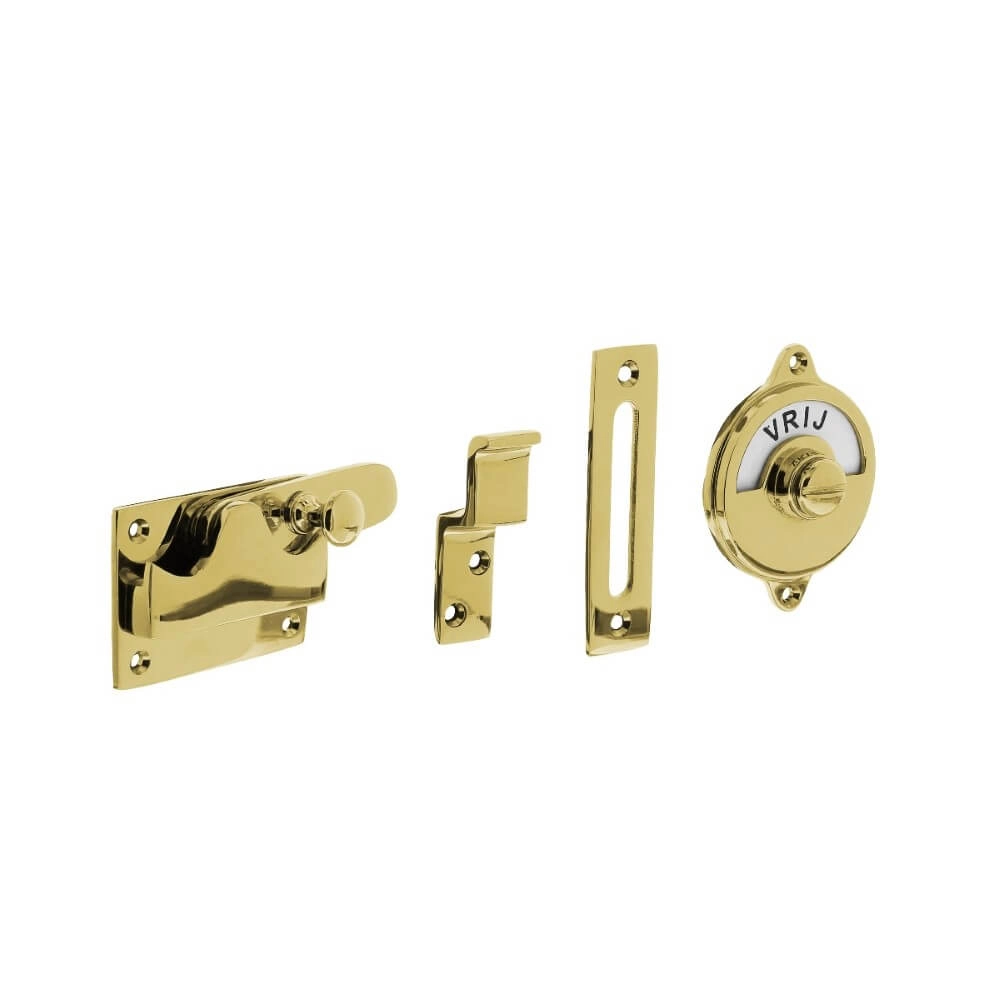 Toilet transfer Tira Flat brass lacquered