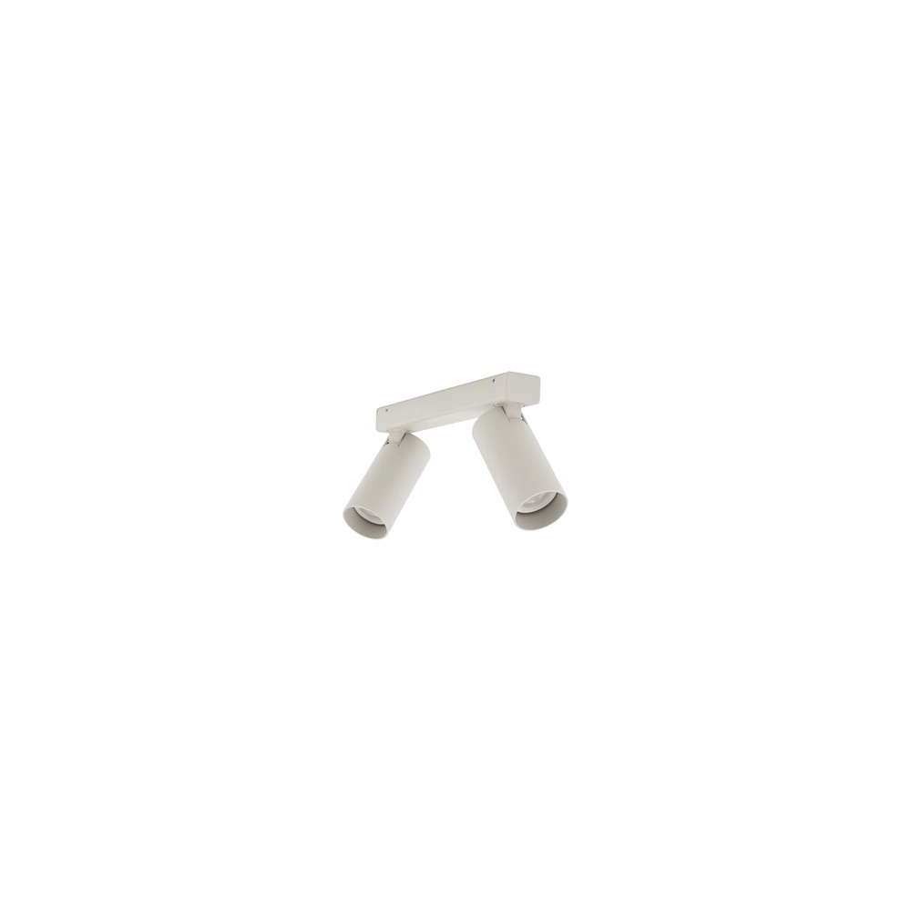 Surface-mounted spot 2x GU10 Fourty light grey Lyora 5903139114370