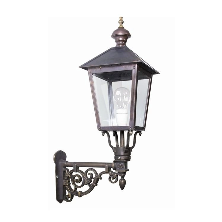 Nostalgic outdoor lamp Brandenburg 90cm bronze brown