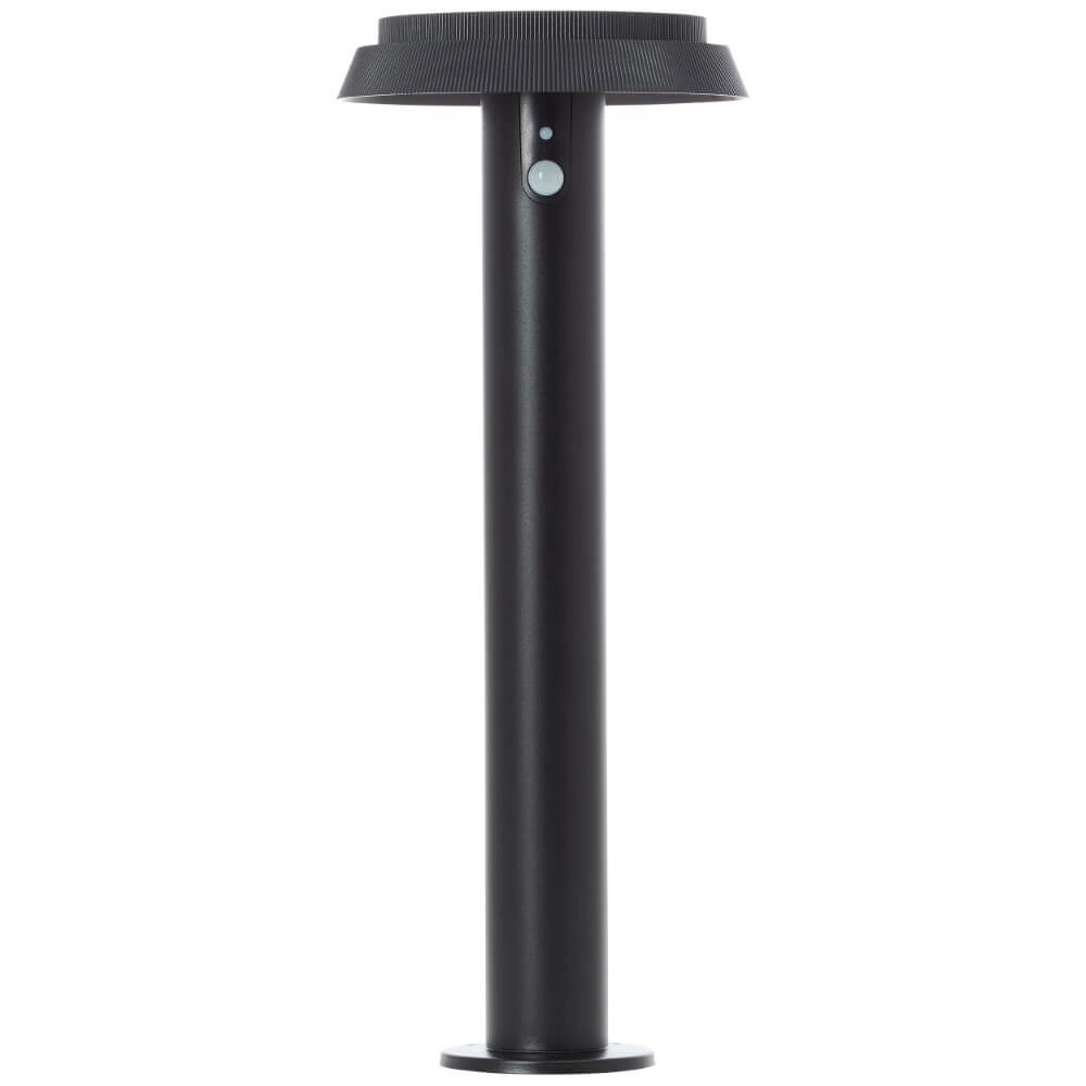 Black floor lamp Alvero with sensor Brilliant 4004353437830