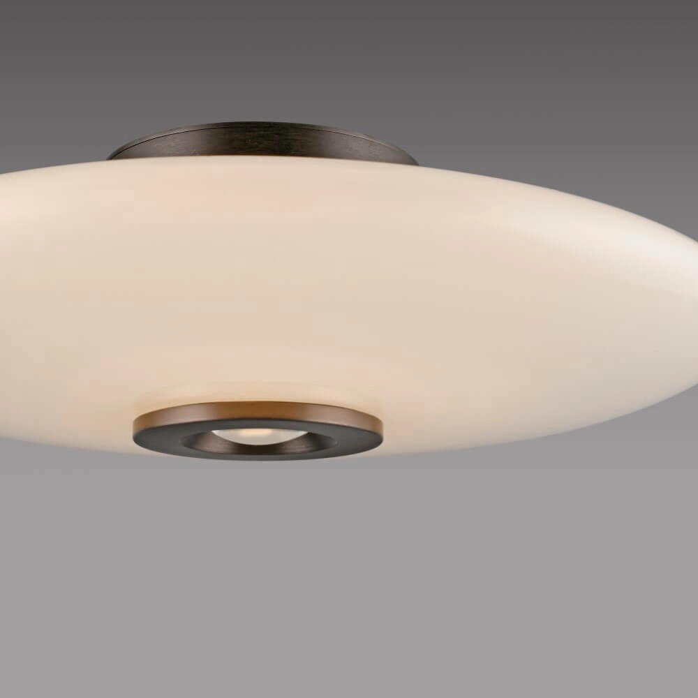 Designer ceiling lamp Pure Vitrum brown Paul Neuhaus 4012248382653