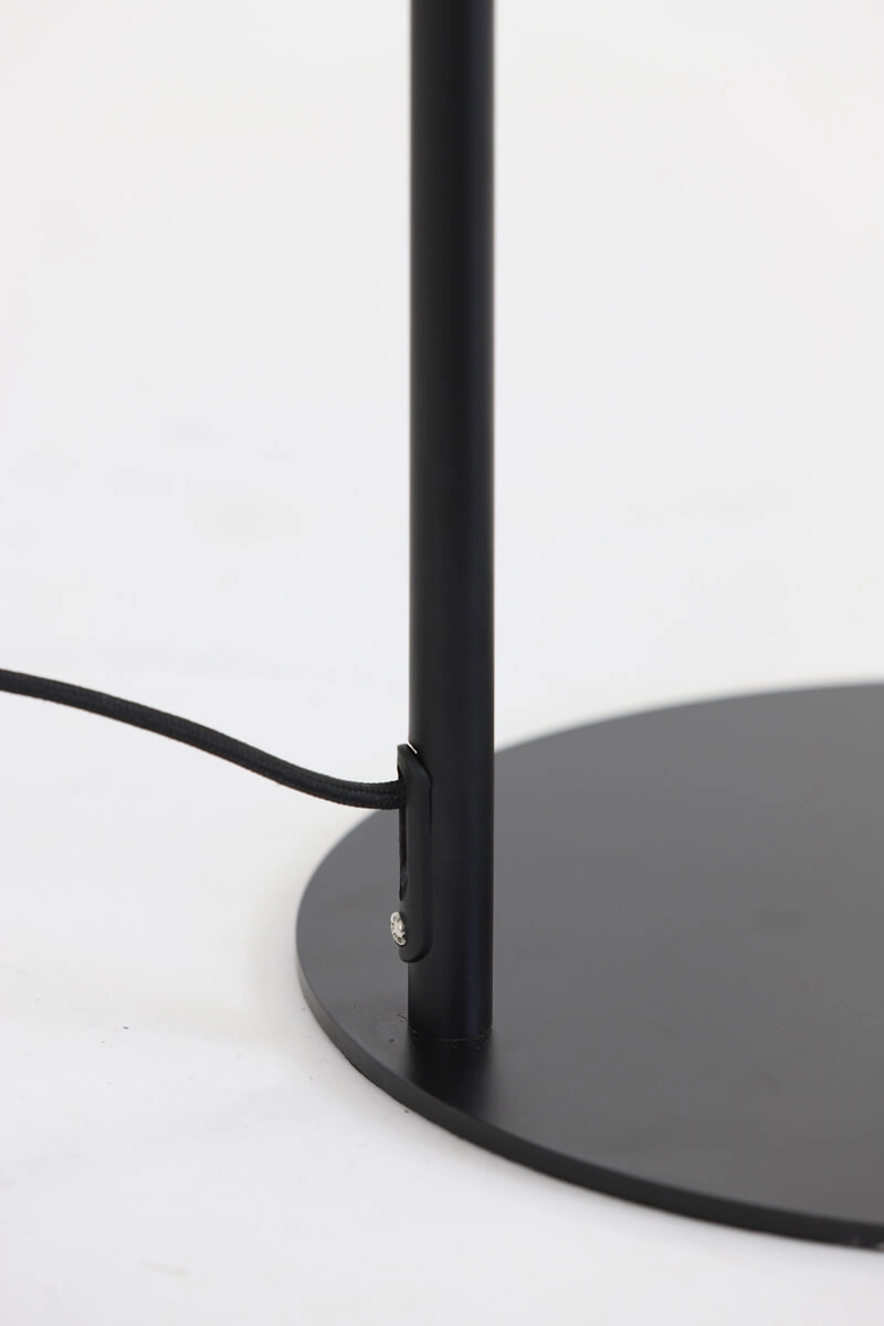 Black floor lamp Mette 155cm Light & Living 8717807320454