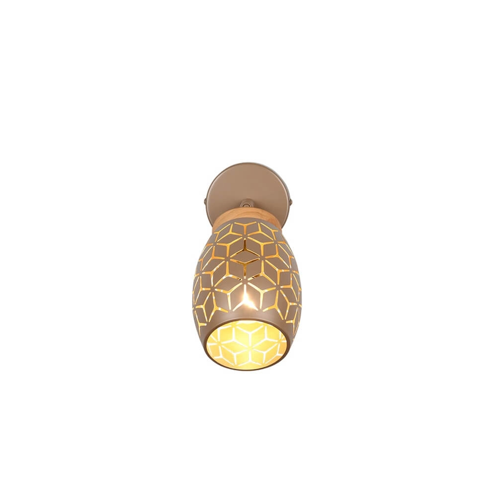 Surface-mounted spot Bidar coffee brown Trio 4017807640656