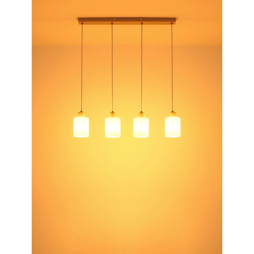 4-light pendant lamp Trent sand brown Globo 9007371575978