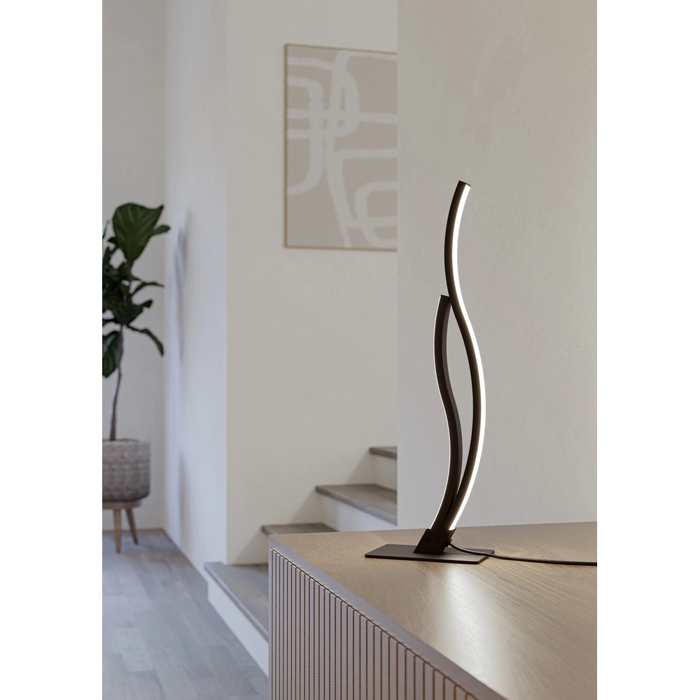Chic led table lamp Grisolia 45.5cm - black Eglo 9008606316199