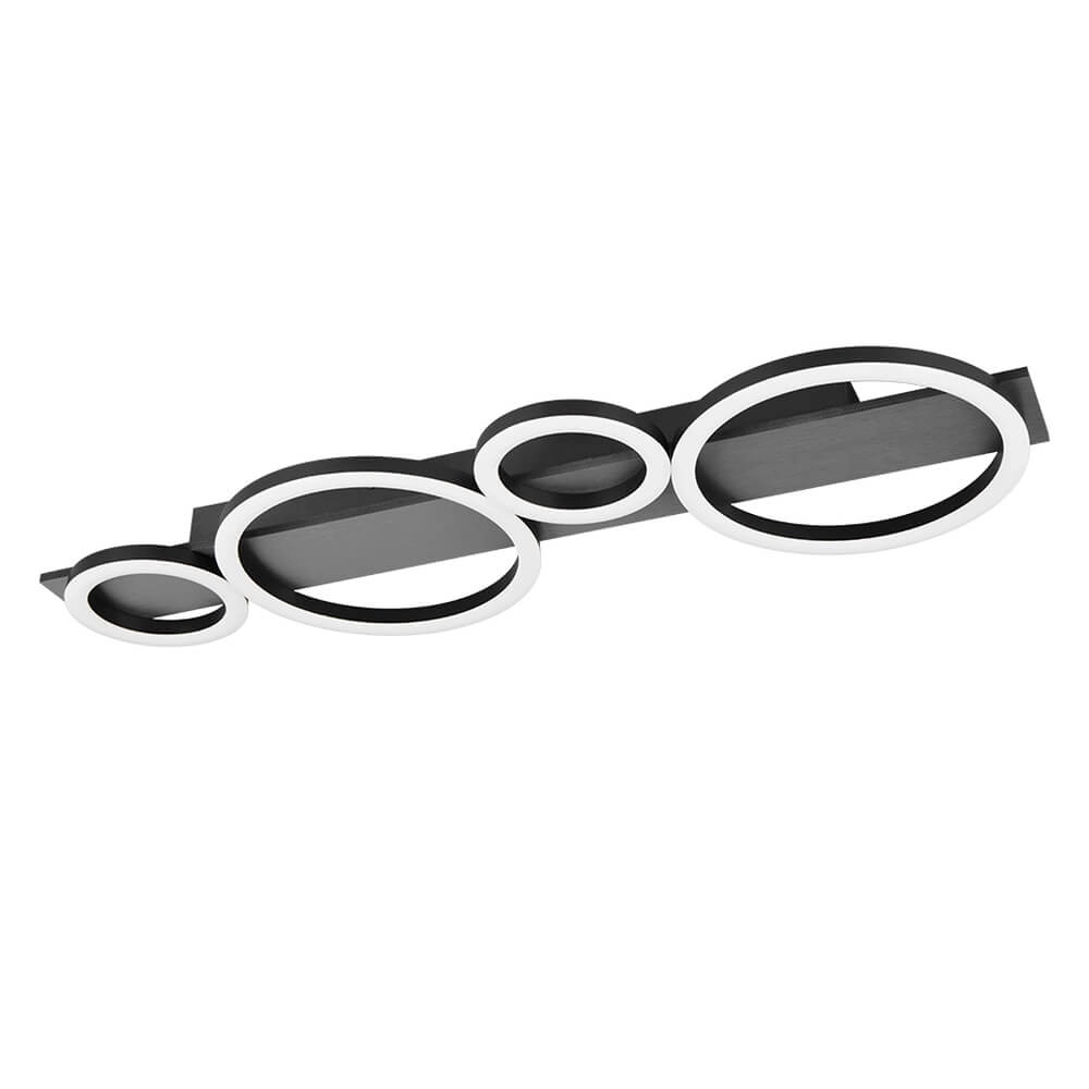 Design ceiling lamp Lumos black Trio 4017807641011