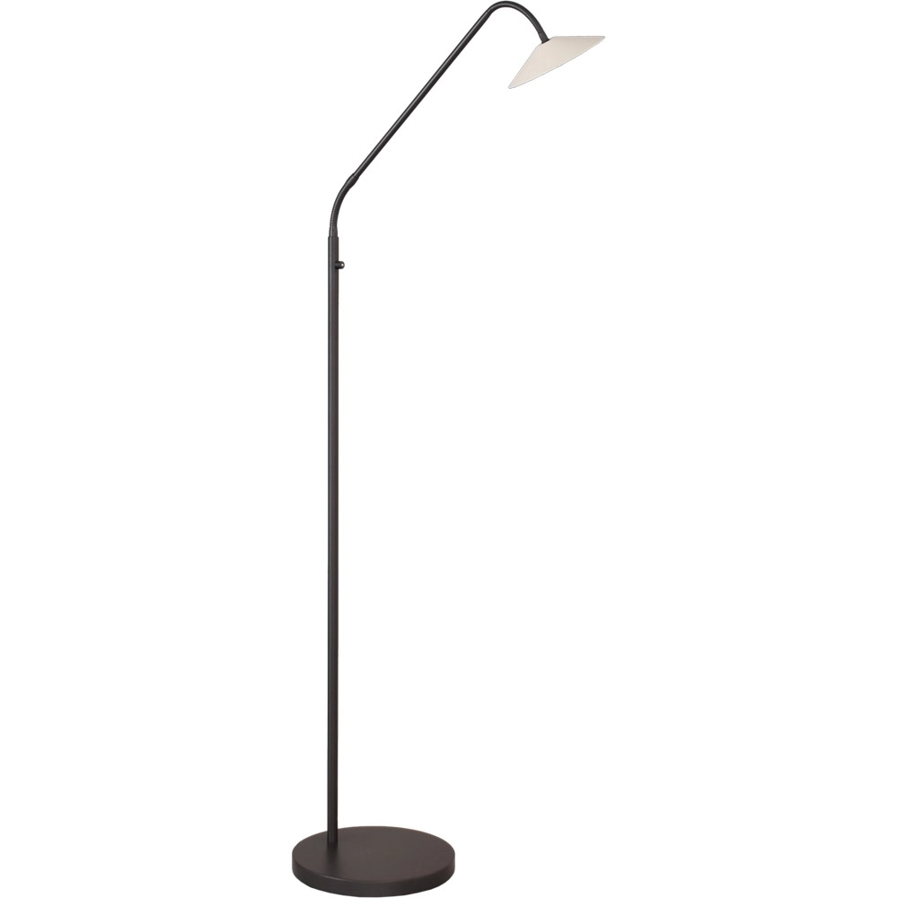 Floor reading lamp Ceppo black and white