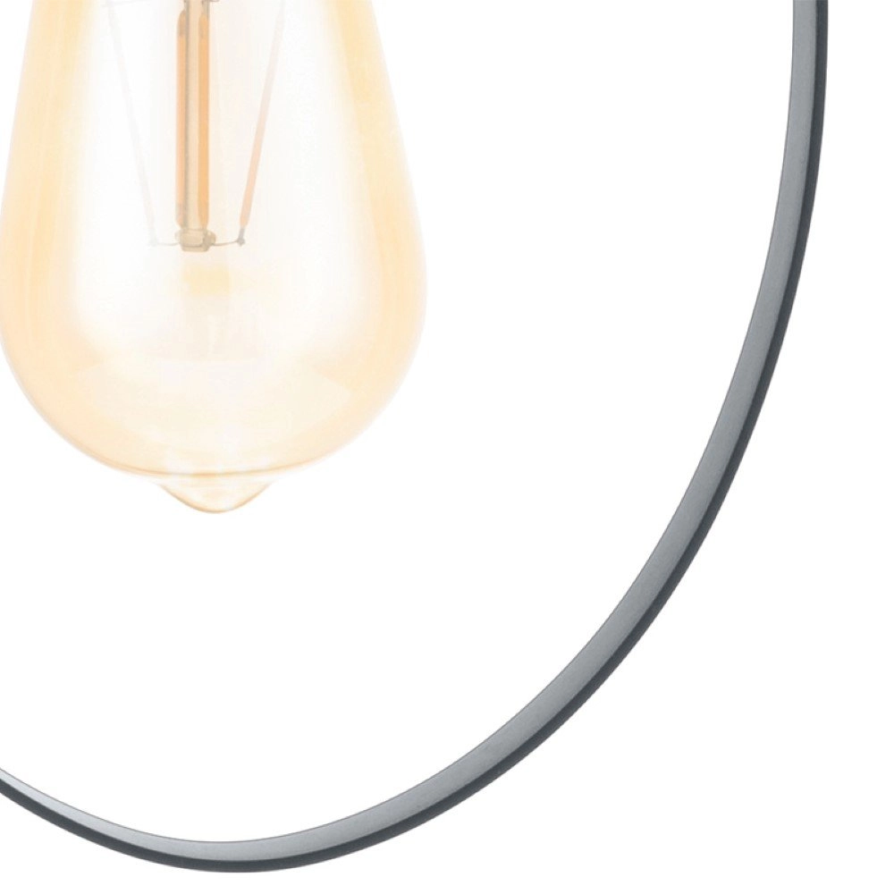 Pendant lamp Bedington Oval black Eglo 9002759497750