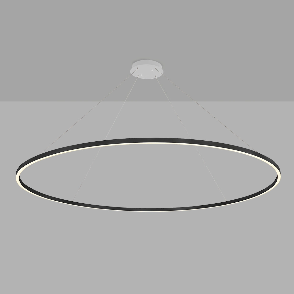 Design pendant lamp Compass Ø 200cm black