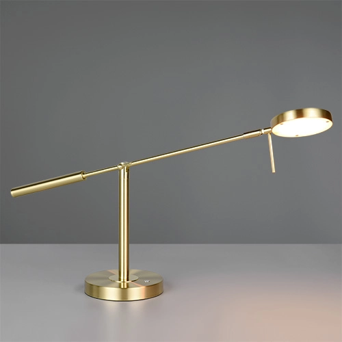 Desk lamp Monza brass Trio 4017807693294