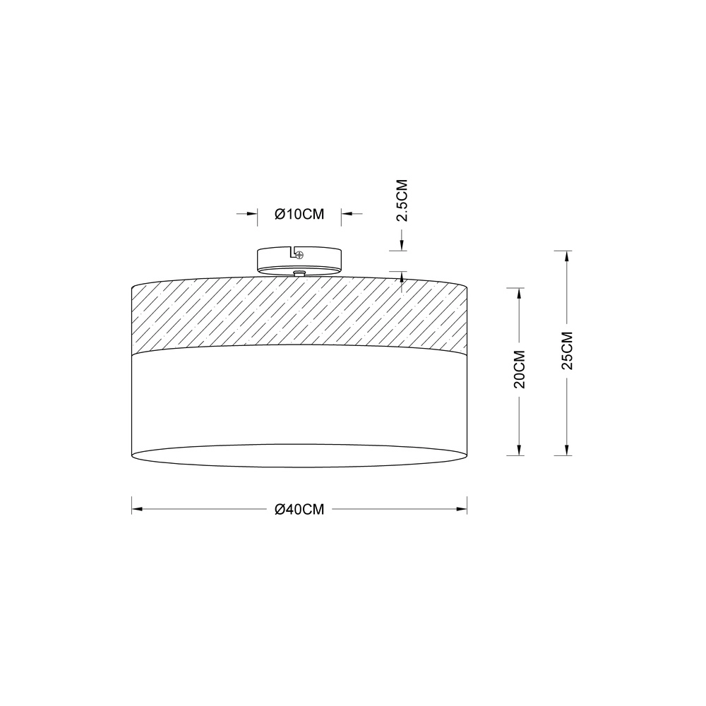 Ceiling lamp Chipsy with wood look Ø 40cm Globo 9007371334827