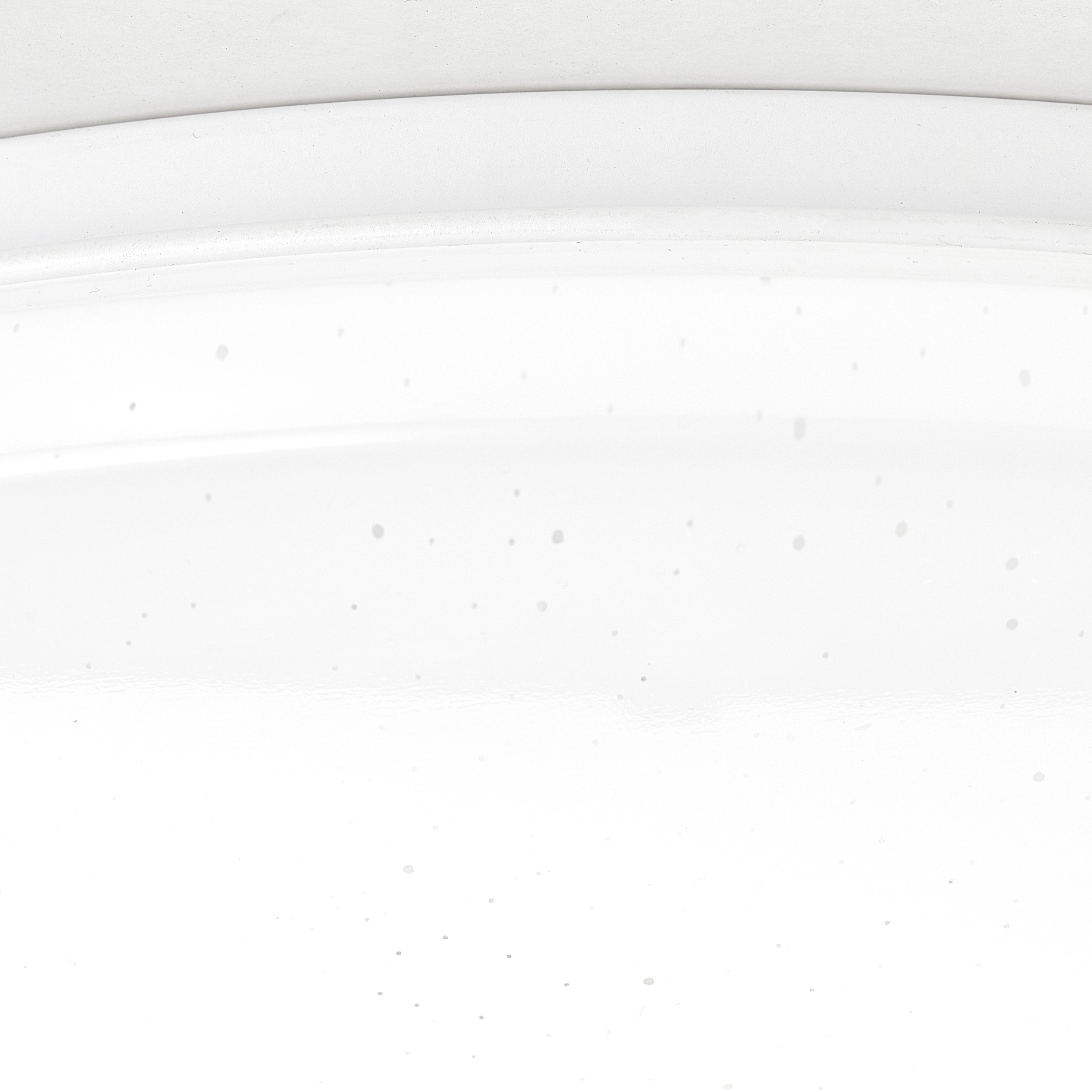 White ceiling lamp Farica Starry 50cm with star effect Brilliant 4004353373558