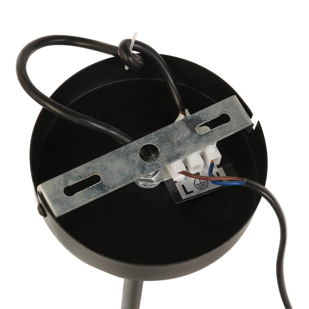 Design pendant lamp Constellation black with smoke glass Steinhauer 8712746173031