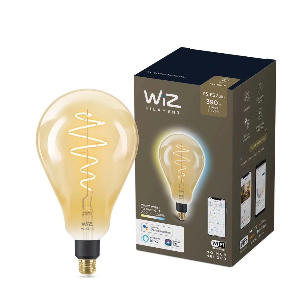Goldline lamp bulb 6,5W - E27 - Led WiZ 8718699786854