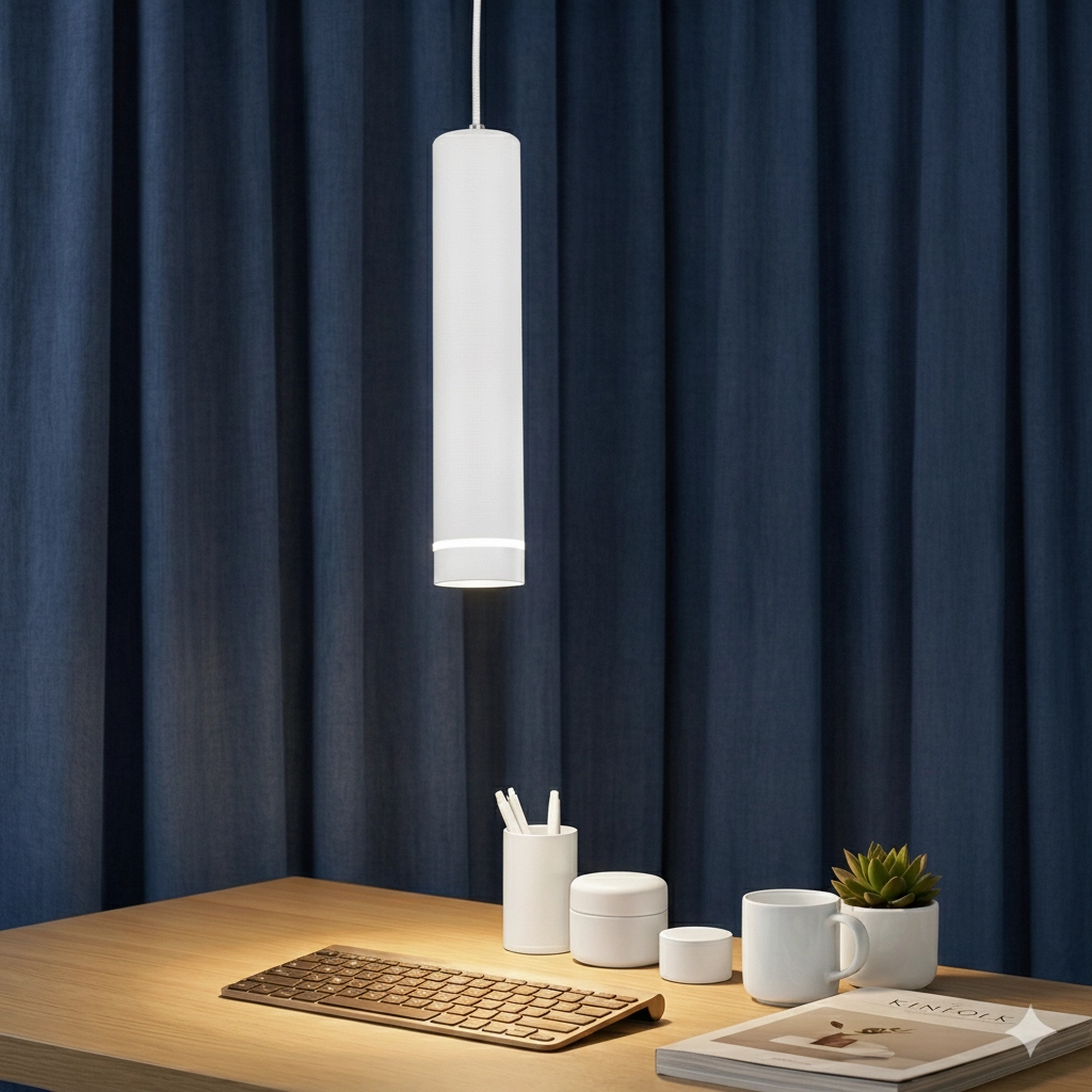 Design pendant lamp Esca white