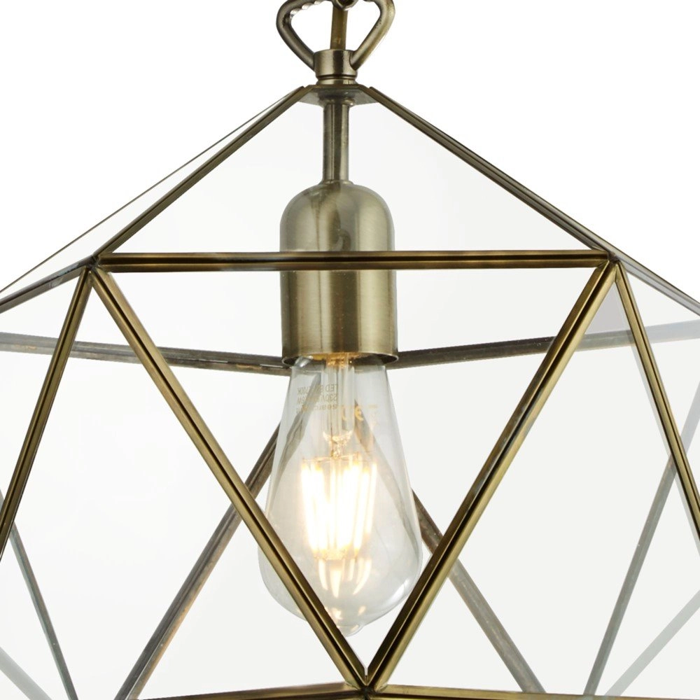 Country Pendant Lamp Lanterns Searchlight 5053423134772