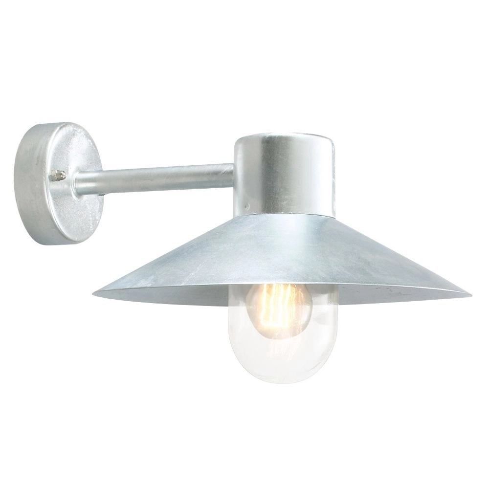 Stable lamp rural Selva 23cm zinc grey