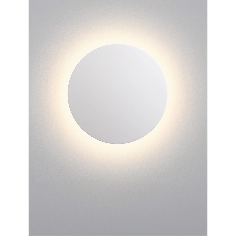 Round wall lamp Copper white Ø 24cm Lyora 5212017447357