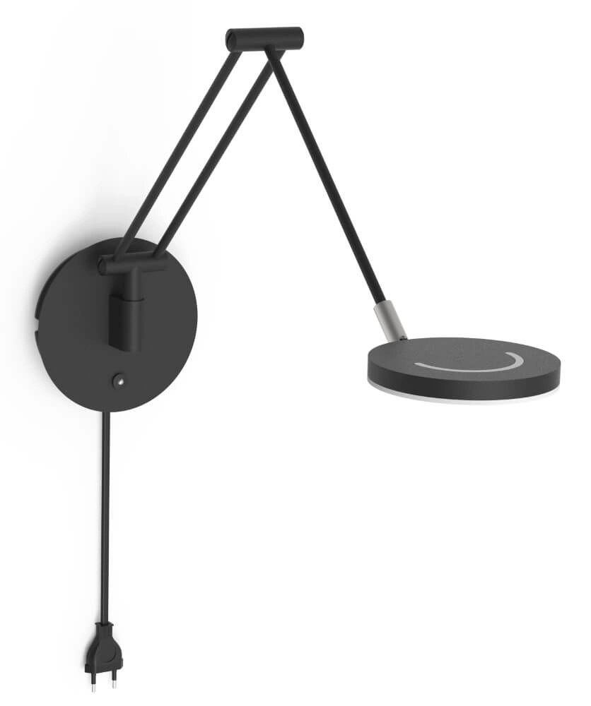 Wall reading lamp Soleil black