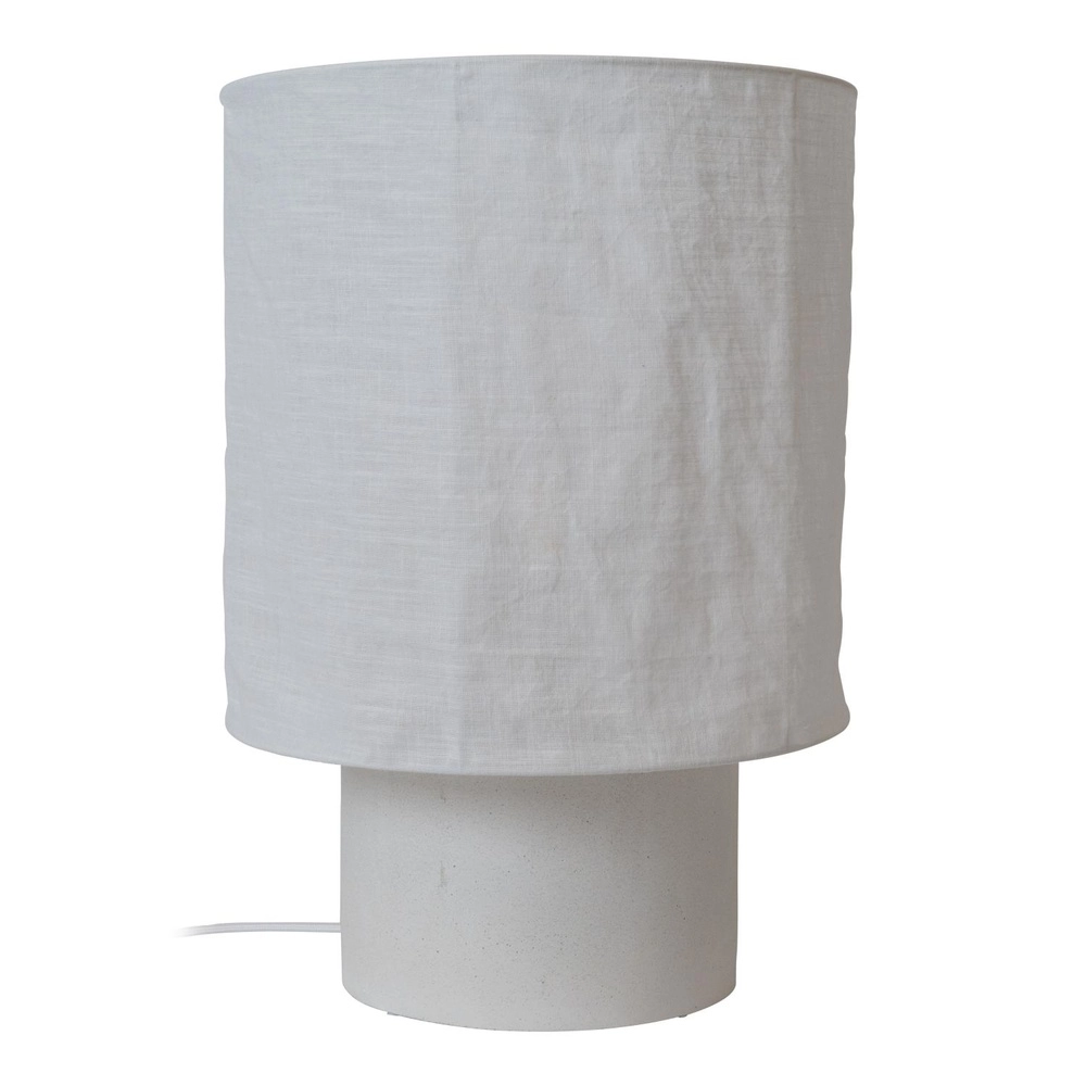 Table lamp Tissaja Ø 30cm white