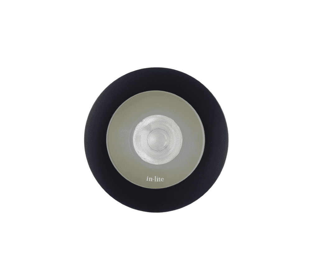 Ground spotlight Nero 12 volt LED In-lite 8717051004544
