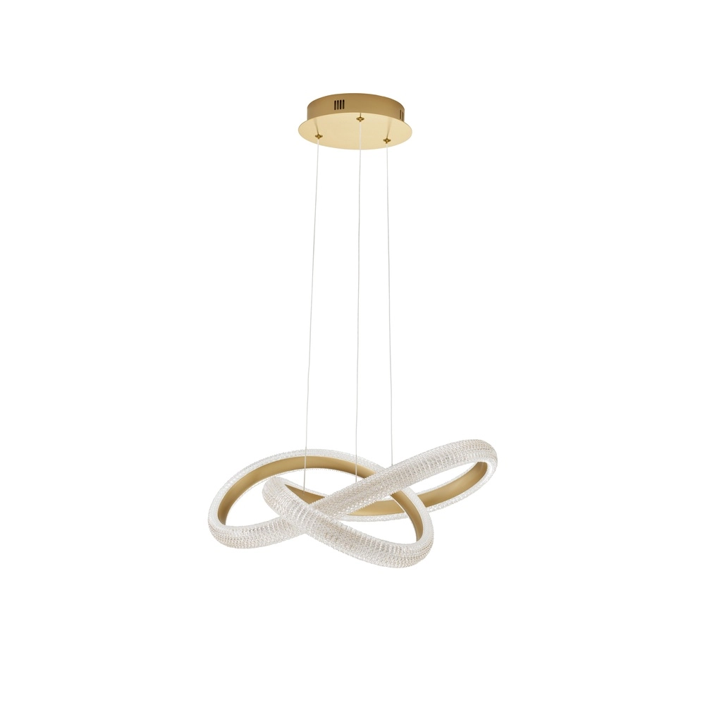 Pendant lamp Medora Curl gold 52.5cm Lyora 5212017433428