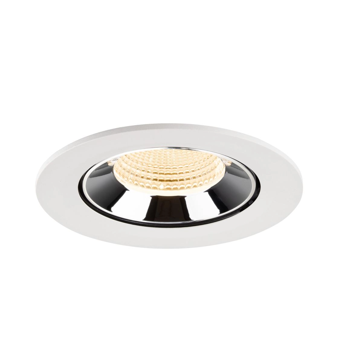 Recessed spotlight Numinos Gimble L white/chrome 2700K - 55deg SLV 4024163310345