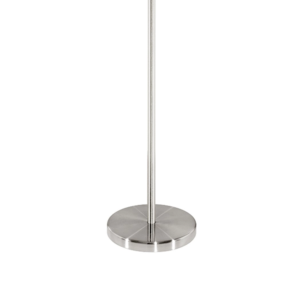 Standing lamp Pasteri 28cm nickel matt with gray shade Eglo 9002759951665