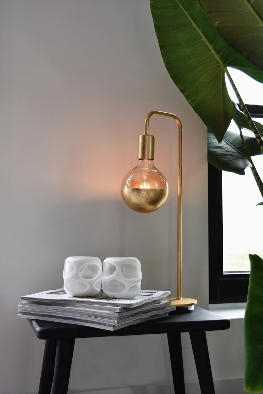 Gold table lamp U-line Circle 8712879150756