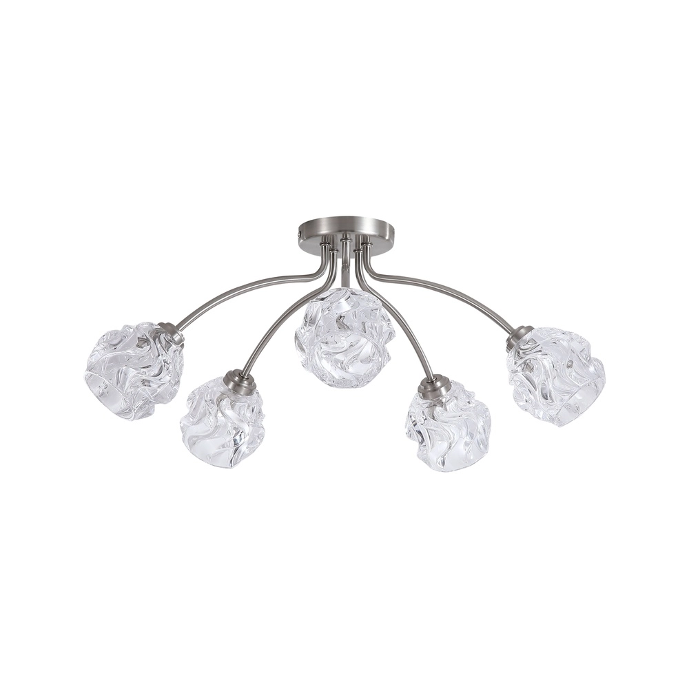 Ceiling lamp Astral nickel 5-lights Searchlight 5053423304076