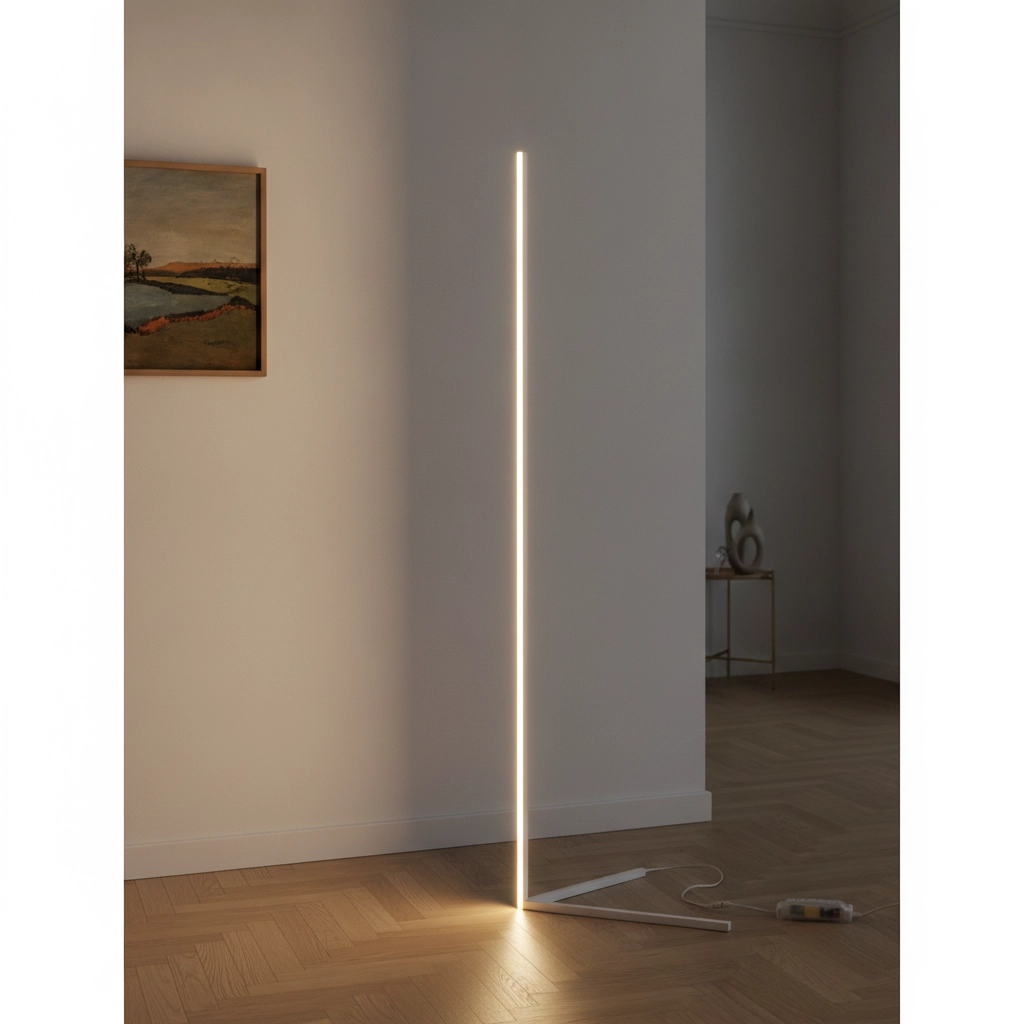 Floor lamp V-Line white