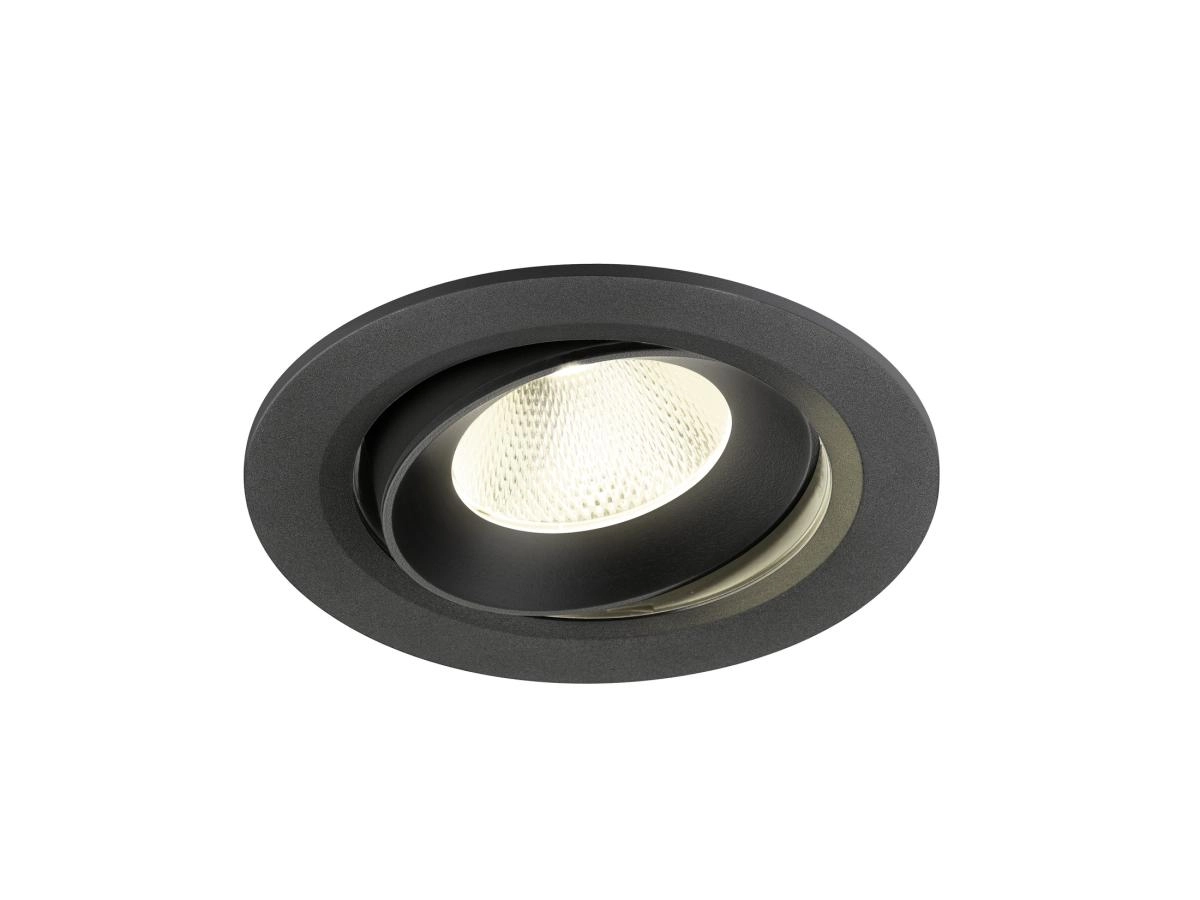Recessed spotlight Numinos Move L black 4000K - 20deg