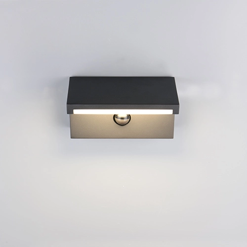 Modern wall lamp Ravi anthracite with sensor Trio 4017807686890