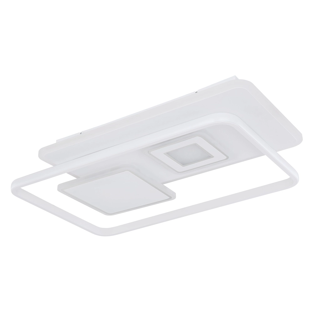 Design ceiling lamp Roderick white rectangle 3000-6000K Globo 9007371411528