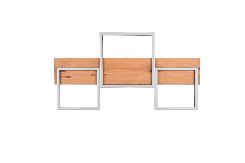 Wooden LED ceiling lamp Harper 3-light Trio 4017807524994
