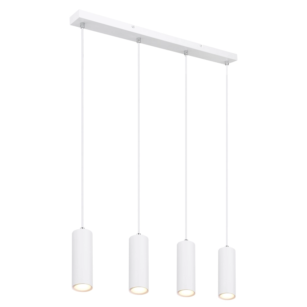 Pendant lamp Robby 4-light white