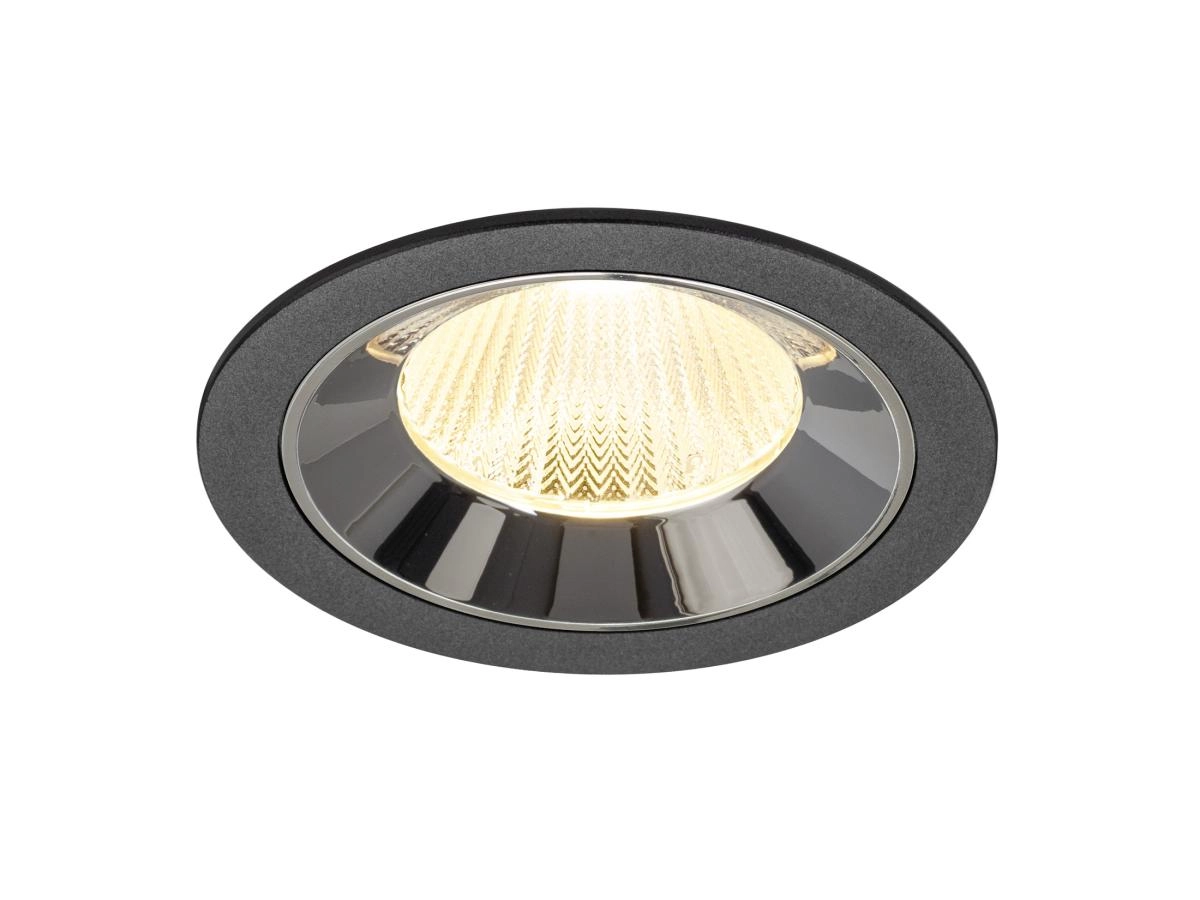Recessed spotlight Numinos L black/chrome 3000K - 40deg