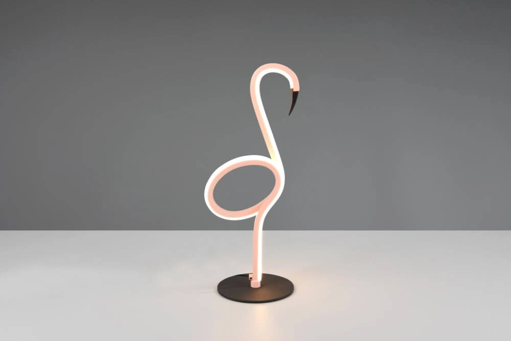 Pink flamingo LED table lamp Ingo